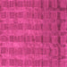 Square Abstract Pink Modern Rug, abs1457pnk