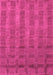 Machine Washable Abstract Pink Modern Rug, wshabs1457pnk