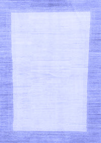 Solid Blue Modern Rug, abs1458blu