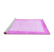 Sideview of Machine Washable Solid Purple Modern Area Rugs, wshabs1458pur