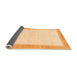 Sideview of Solid Orange Modern Rug, abs1458org