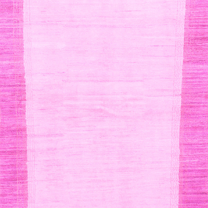 Machine Washable Solid Pink Modern Rug, wshabs1458pnk