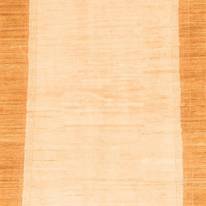 Solid Orange Modern Rug, abs1458org