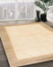 Machine Washable Abstract Gold Rug in a Family Room, wshabs1458