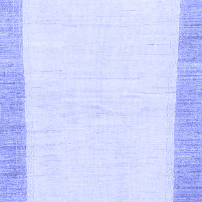 Machine Washable Solid Blue Modern Rug, wshabs1458blu