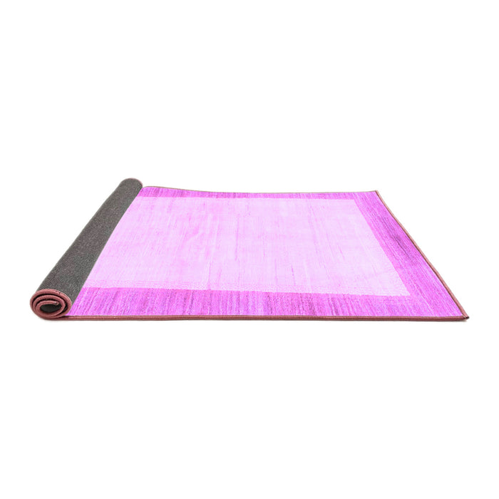 Sideview of Solid Purple Modern Rug, abs1458pur
