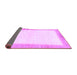 Sideview of Solid Purple Modern Rug, abs1458pur