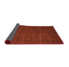 Sideview of Abstract Red Modern Rug, abs1459