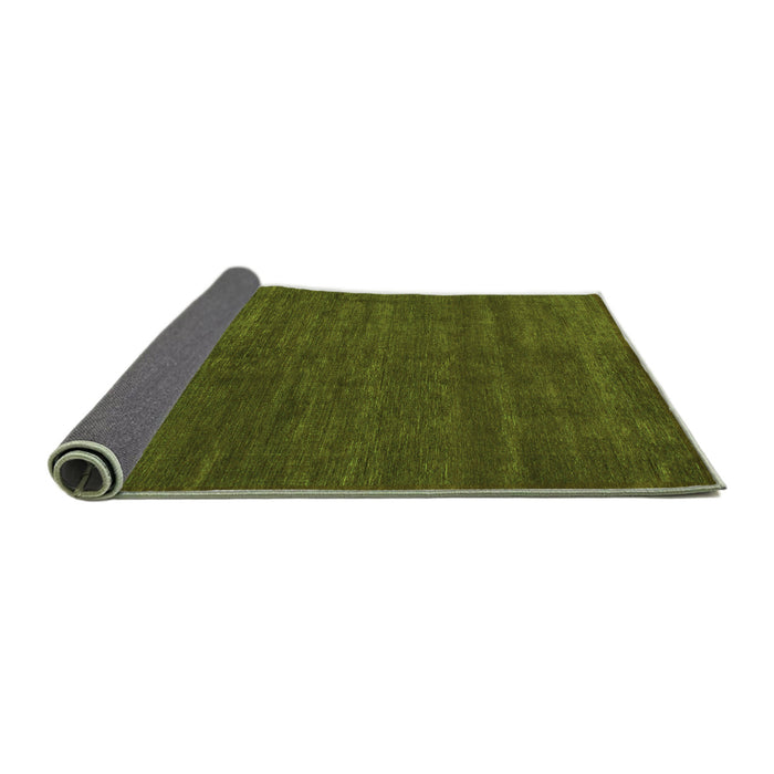 Sideview of Abstract Green Modern Rug, abs1459grn