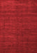 Abstract Red Modern Area Rugs