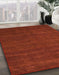 Abstract Red Modern Rug in Family Room, abs1459