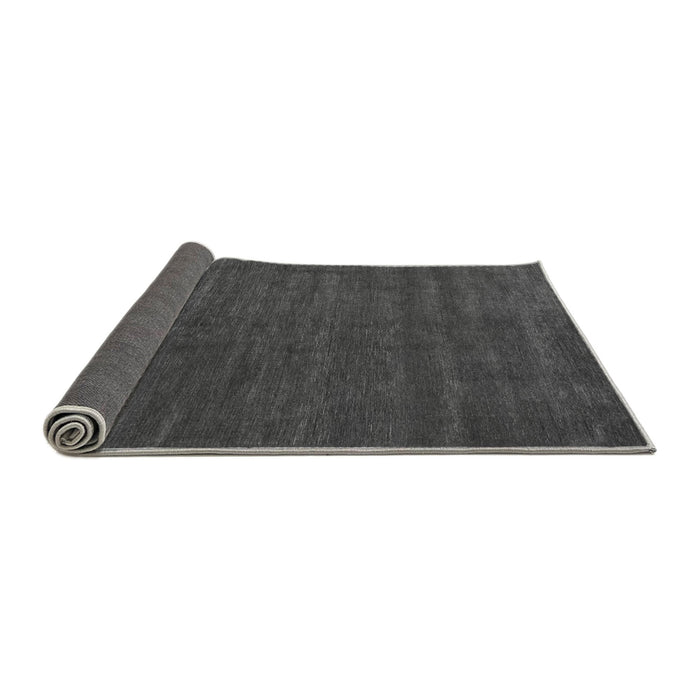 Sideview of Abstract Gray Modern Rug, abs1459gry
