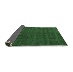 Sideview of Abstract Emerald Green Modern Rug, abs1459emgrn