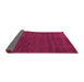 Sideview of Abstract Pink Modern Rug, abs1459pnk