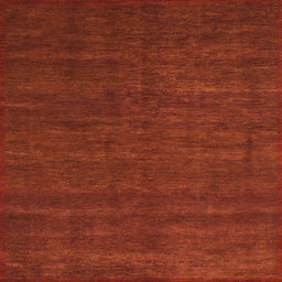 Square Abstract Red Modern Rug, abs1459
