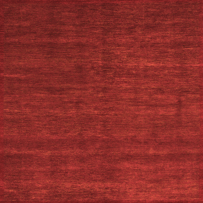 Square Abstract Orange Modern Rug, abs1459org