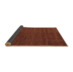 Sideview of Abstract Brown Modern Rug, abs1459brn