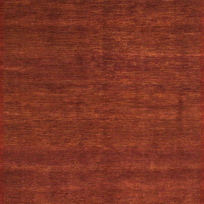 Machine Washable Abstract Tomato Red Rug, wshabs1459