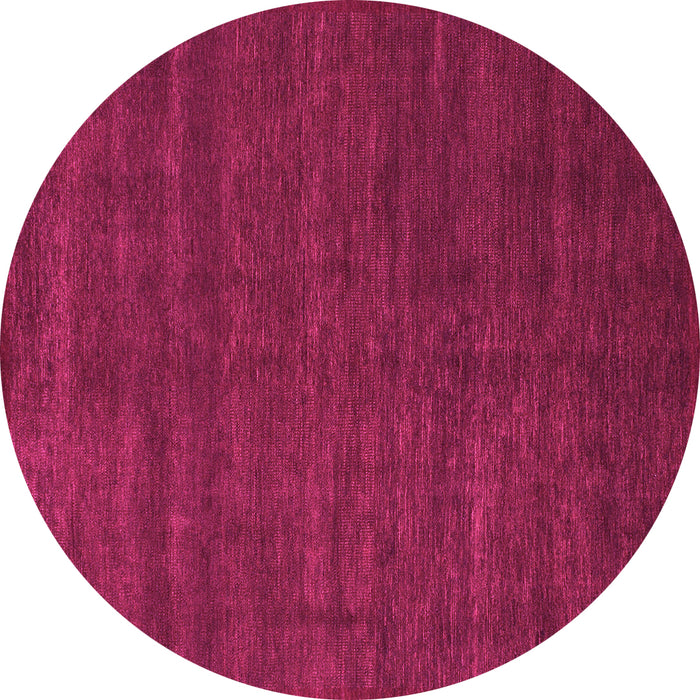 Round Abstract Pink Modern Rug, abs1459pnk
