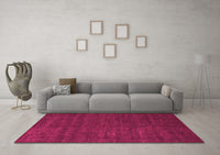 Machine Washable Abstract Pink Modern Rug, wshabs1459pnk