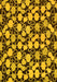 Machine Washable Abstract Yellow Modern Rug, wshabs145yw