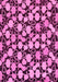 Machine Washable Abstract Pink Modern Rug, wshabs145pnk