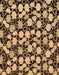 Machine Washable Abstract Bakers Brown Rug, wshabs145