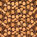 Square Machine Washable Abstract Orange Modern Area Rugs, wshabs145org