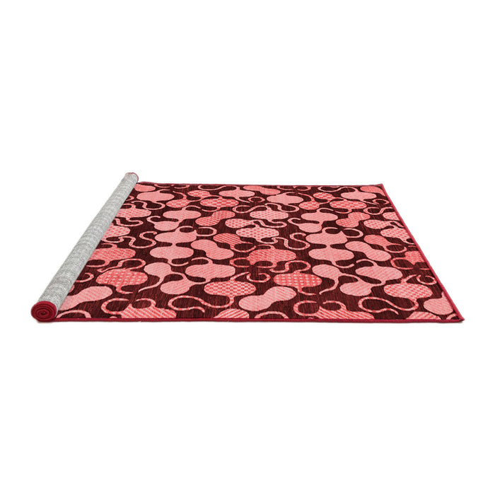 Modern Red Washable Rugs