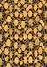 Abstract Brown Modern Rug, abs145brn