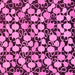 Square Machine Washable Abstract Pink Modern Rug, wshabs145pnk