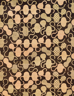 Abstract Bakers Brown Modern Rug, abs145