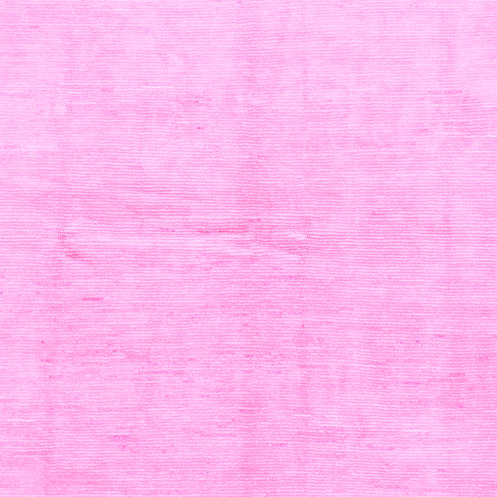 Machine Washable Solid Pink Modern Rug, wshabs1460pnk