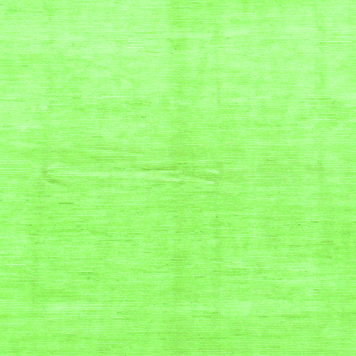 Square Machine Washable Solid Green Modern Area Rugs, wshabs1460grn