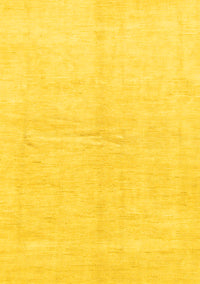 Solid Yellow Modern Rug, abs1460yw