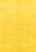 Solid Yellow Modern Rug, abs1460yw