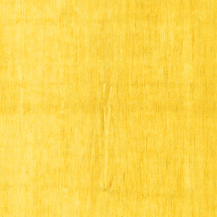 Square Solid Yellow Modern Rug, abs1460yw