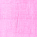 Square Solid Pink Modern Rug, abs1460pnk