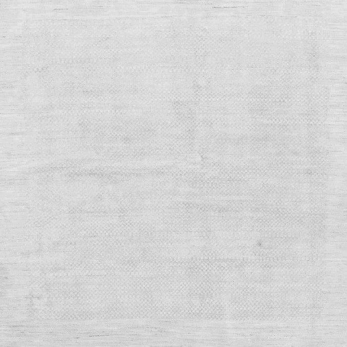 Square Machine Washable Solid Gray Modern Rug, wshabs1461gry