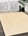 Machine Washable Abstract Brown Gold Rug in a Family Room, wshabs1461