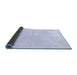 Sideview of Solid Blue Modern Rug, abs1461blu