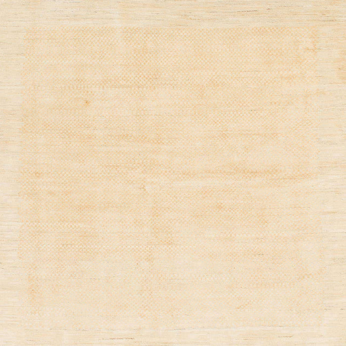 Square Machine Washable Abstract Brown Gold Rug, wshabs1461