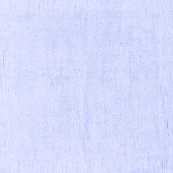 Square Machine Washable Solid Blue Modern Rug, wshabs1461blu