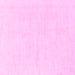 Square Solid Pink Modern Rug, abs1461pnk