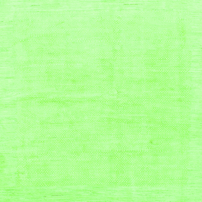 Square Machine Washable Solid Green Modern Area Rugs, wshabs1461grn