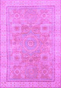 Abstract Purple Modern Rug, abs1462pur