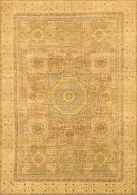 Abstract Brown Modern Rug, abs1462brn