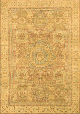 Abstract Brown Modern Rug, abs1462brn
