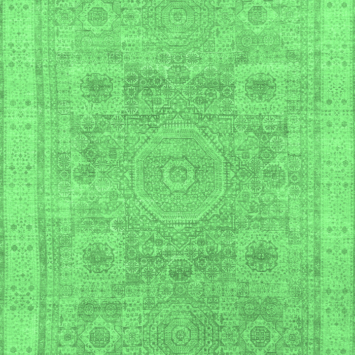 Machine Washable Abstract Emerald Green Modern Area Rugs, wshabs1462emgrn