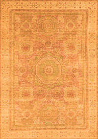 Abstract Orange Modern Rug, abs1462org